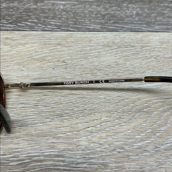 Tory Burch Gold Aviator Sunglasses - Picture 5 of 7